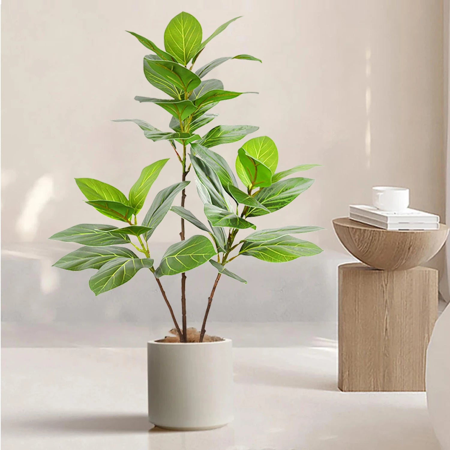 77–135cm Artificial Fiddle Leaf Ficus Fig Tree