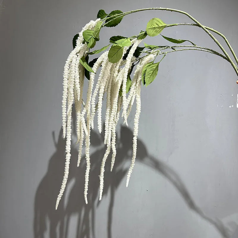 Elegant Artificial Hanging Vine Foam Berry Decor