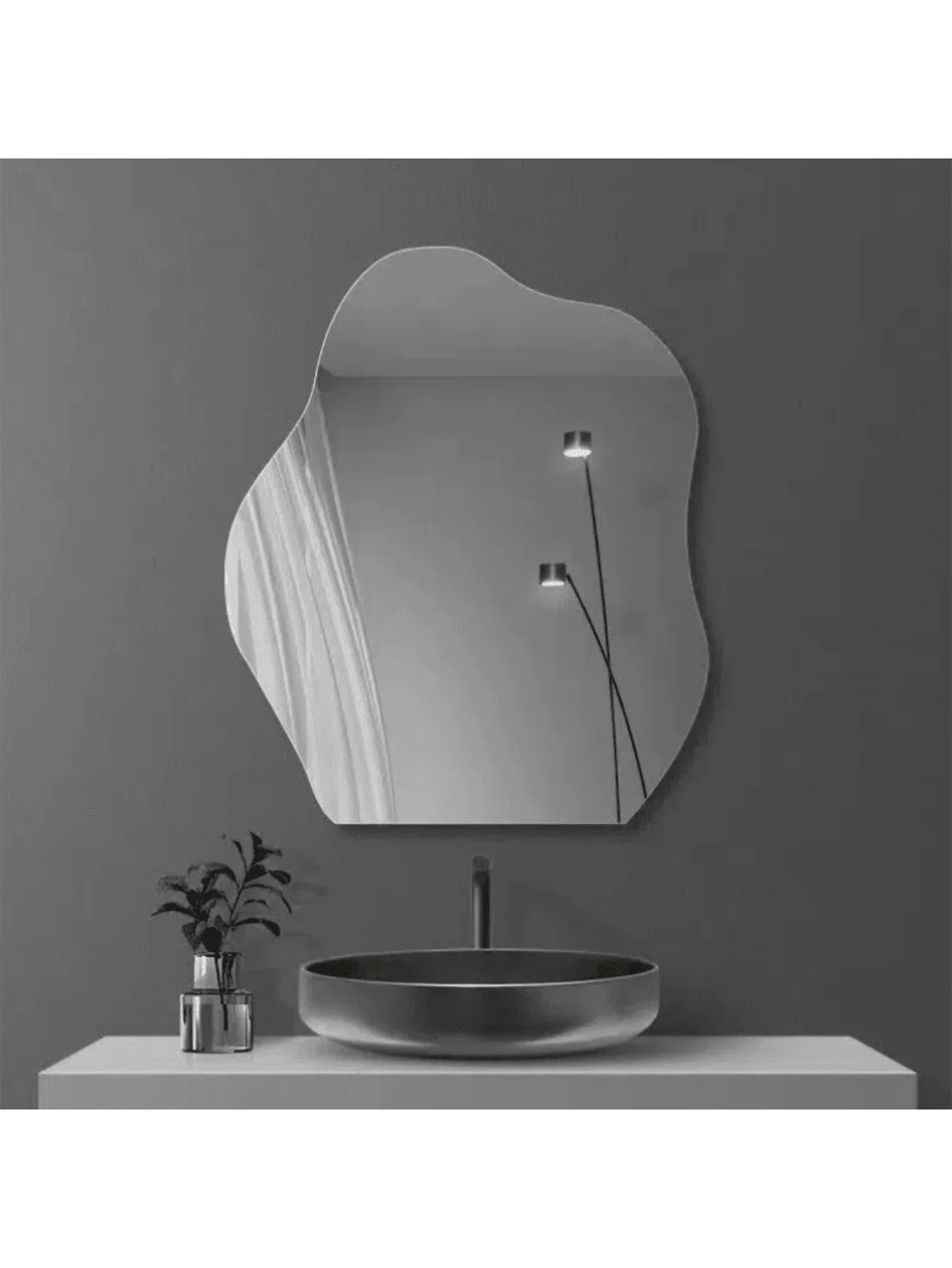Cloud-Shaped Acrylic Shatterproof Mirror for Elegant Home Decor