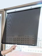 Universal Nail-Free Roller Blinds Blackout Curtains for Home & Office