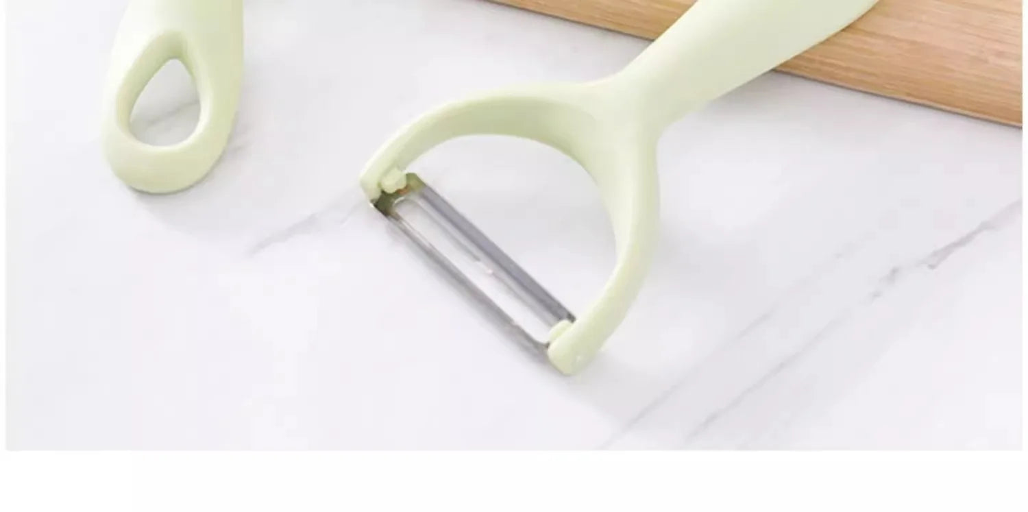 Stainless Steel Vegetable & Fruit Peeler with PP Handle – Multi-Purpose Kitchen Peeling Tool
