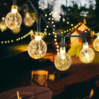 Solar LED Ball String Lights 5M IP65 Waterproof Holiday Decor