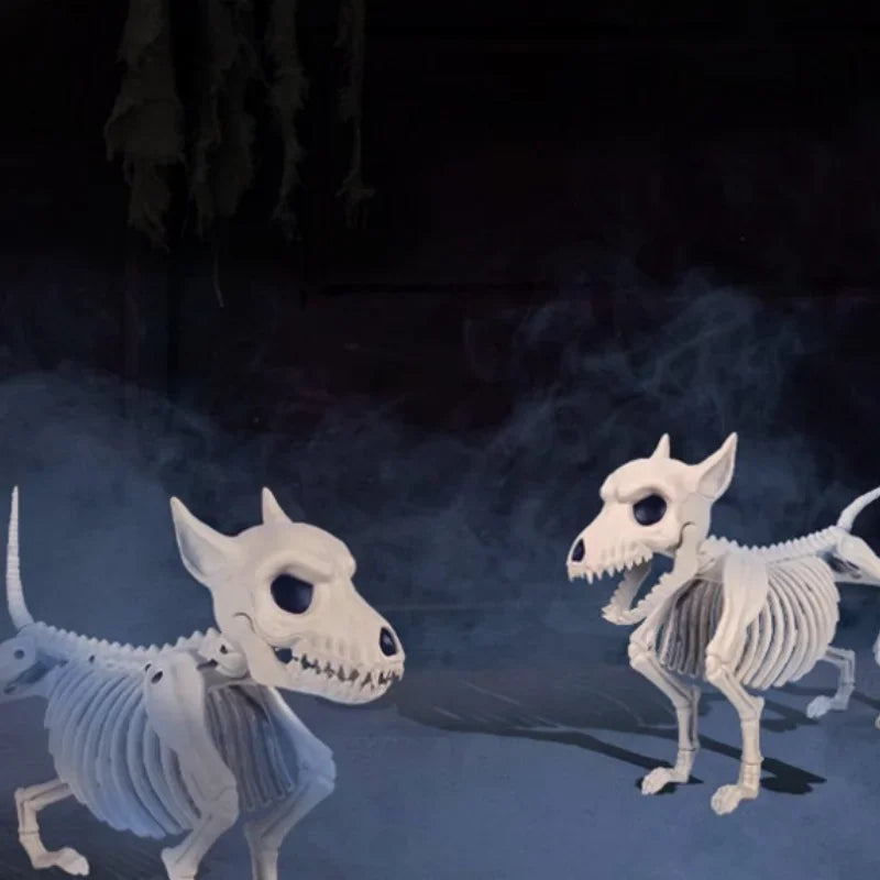 Little Wolf Skeleton Halloween Ornament Indoor & Outdoor Home Decoration