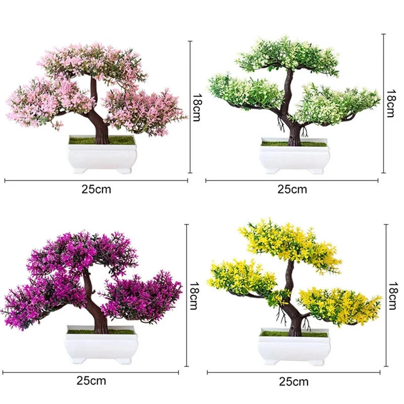 Artificial Bonsai Small Tree – Desktop Potted Decor