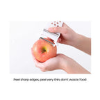 Stainless Steel Vegetable & Fruit Grater & Peeler – Eco-Friendly, Durable, Random Colour