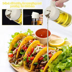2-in-1 Oil Sprayer & Pourer – Refillable Kitchen Oil Dispenser Bottle
