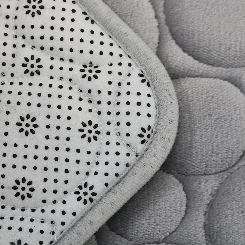 3-Piece Microfiber Bathroom Mat Set Non-Slip Absorbent Floor Rugs Soft and Comfortable