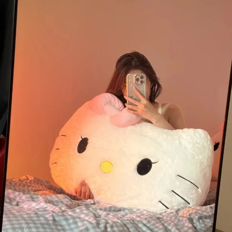 Sanrio Plush Cartoon Seat Cushion – Soft Rectangular Pillow for Adults