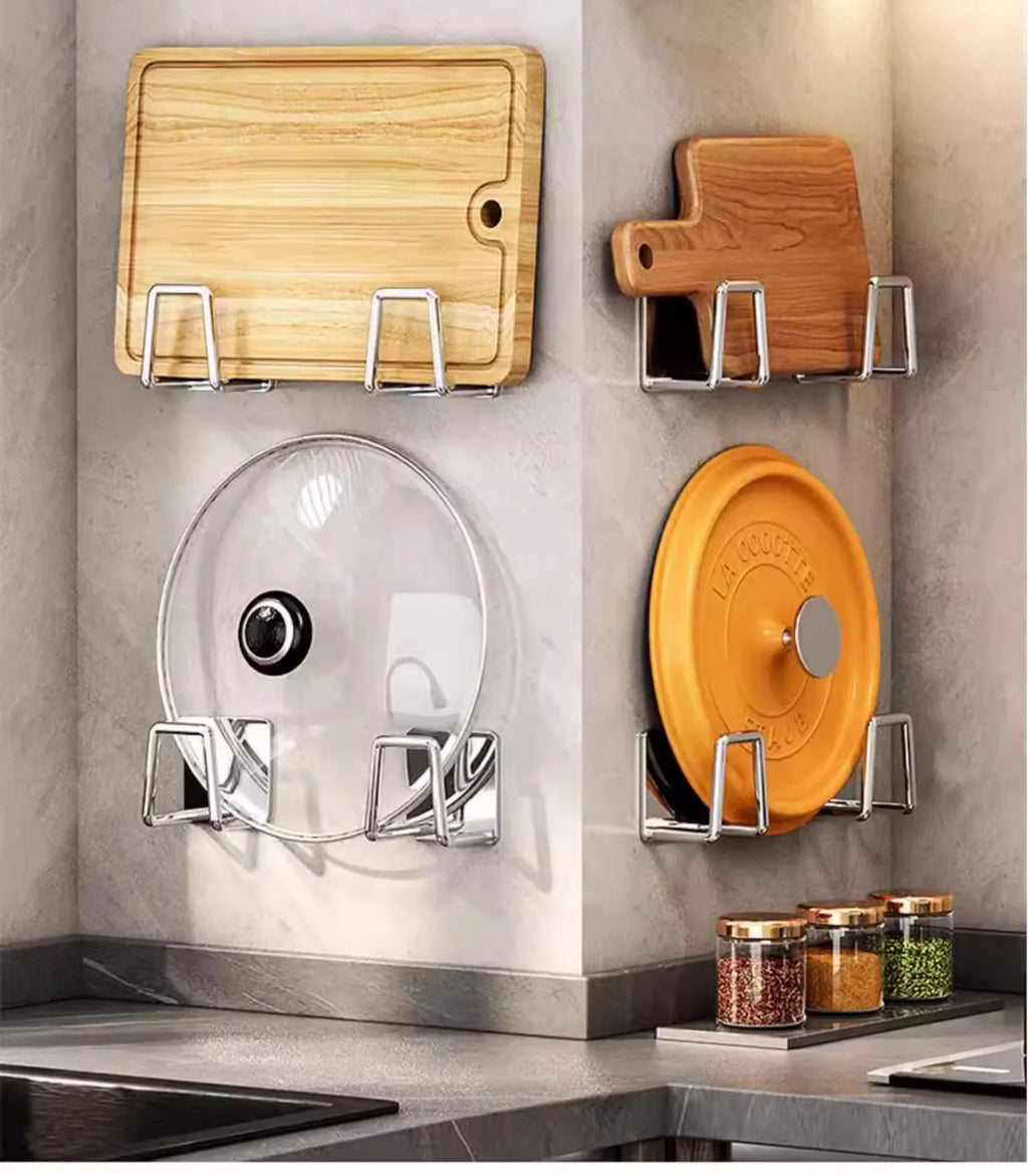 Stainless Steel Creative Sponge Holder – Self-Adhesive & Space-Saving