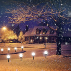 Solar LED Pathway Ball Lights 5M IP65 Waterproof Garden