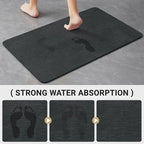 Special-Shaped Diatom Mud Bathroom Mat Non-Slip Absorbent Floor Rug Toilet & Bathtub