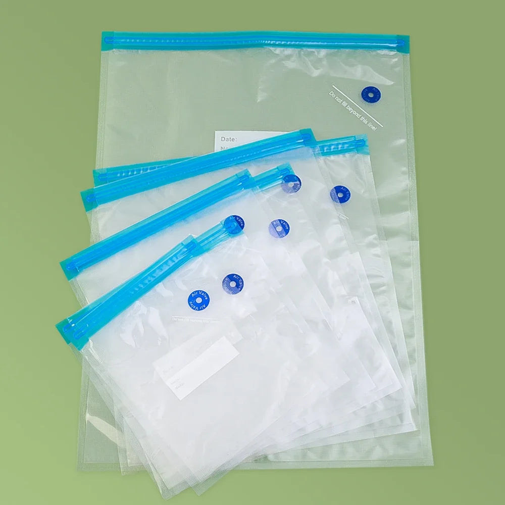 Vacuum Sealer Bags – PA+PE Food Compression Storage Bags for Freezer, Meat, Seafood, Fruits & Vegetables, Sous Vide, Fresh-Keeping Saver