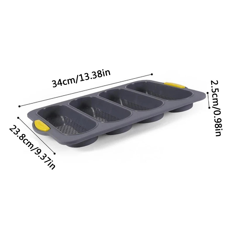 Eco-Friendly Silicone French Bread Mold – Non-Stick & Heat Resistant