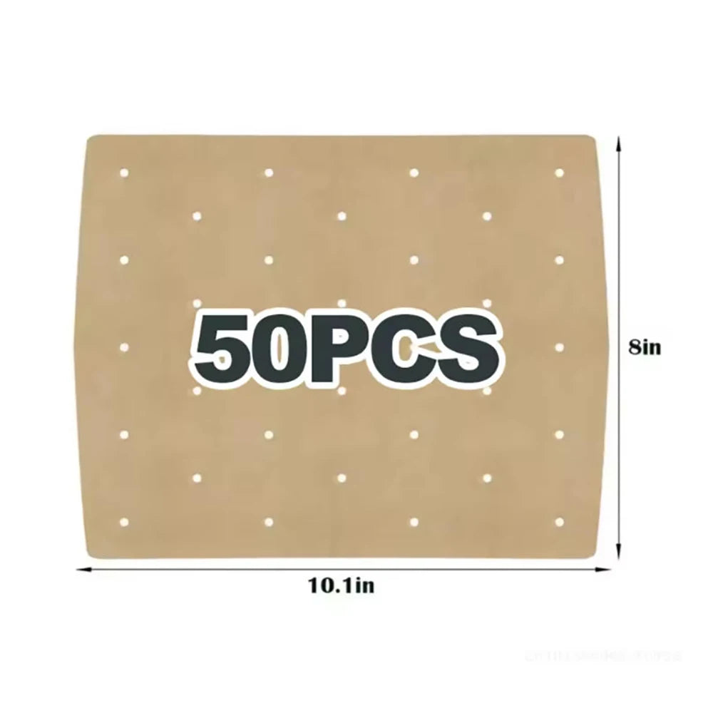 Eco-Friendly Air Fryer & Steamer Paper – Non-Stick Cooking Liner