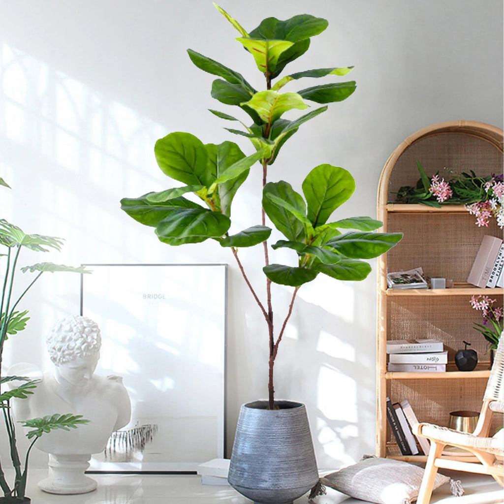 77–135cm Artificial Fiddle Leaf Ficus Fig Tree