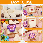 Stainless Steel Sandwich Cutter – Fun Animal Shapes, Food-Grade