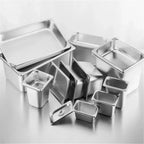 304 Stainless Steel Food Storage Pan – Durable Buffet & Kitchen Use