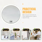 15x Magnification Suction Cup Mirror for Precision Makeup and Pore Care