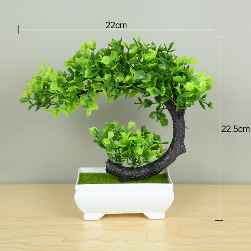 Artificial Bonsai Small Tree – Desktop Potted Decor