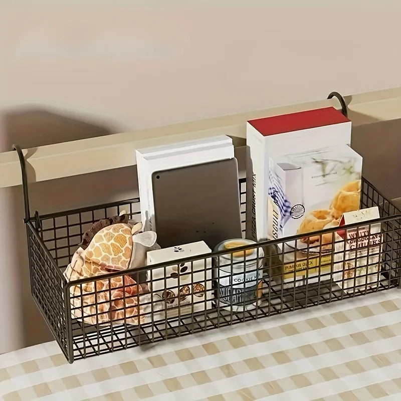 Multi-Purpose Metal Storage Basket – Reusable Organizer