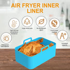 Eco-Friendly Air Fryer Silicone Liner – Reusable & Heat-Resistant