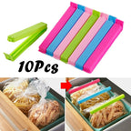 Plastic Bag Clips – Eco-Friendly & Folding Kitchen Clips (10pcs)