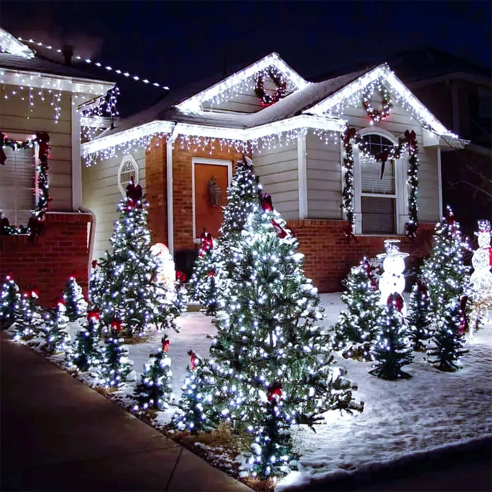 Solar LED String Lights 30M IP65 Waterproof RGB Holiday