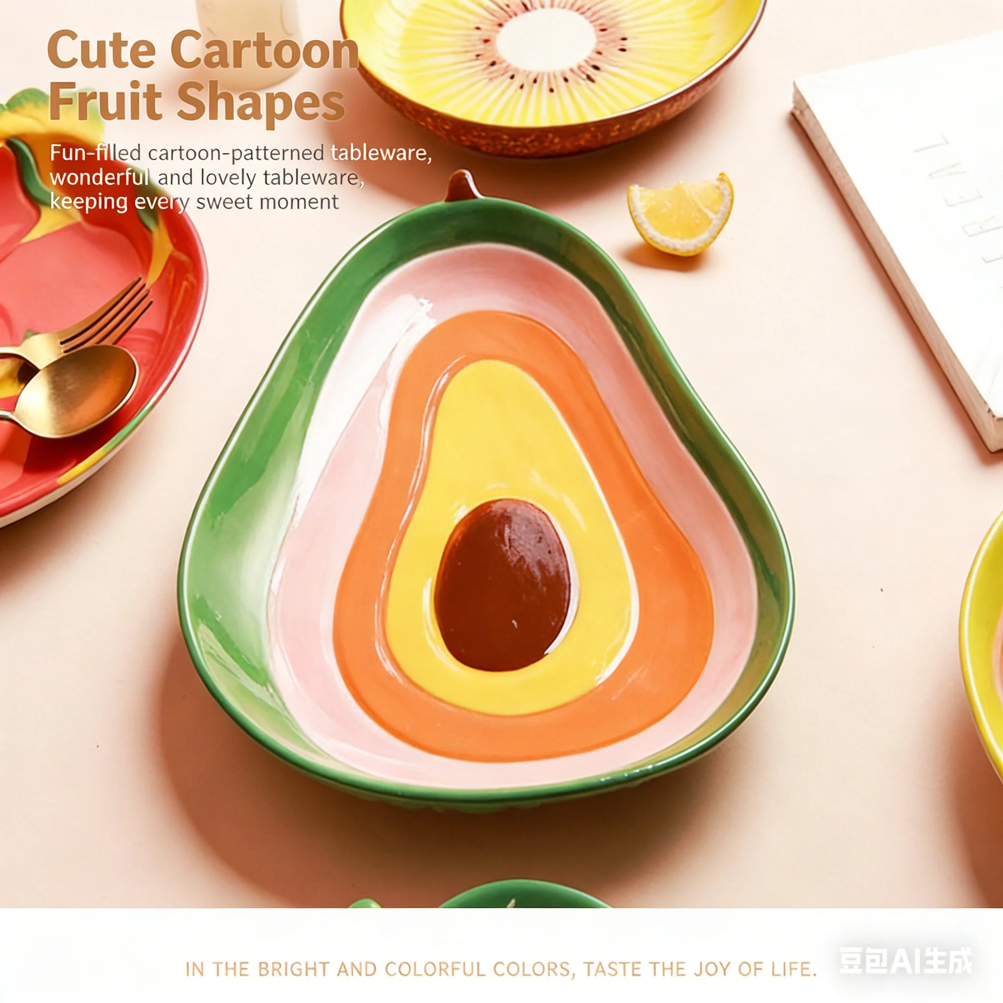 jacffur Solid Ceramic Bowl – Minimalist Durable Kitchen Tableware Dish