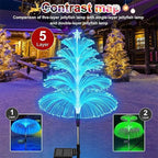 Solar Christmas Tree Lights 5M 7-Color RGB Outdoor IP65 Waterproof LED
