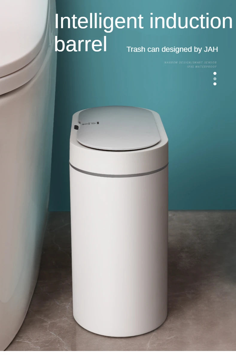 7L Smart Sensor Trash Can Automatic Touchless Household Kitchen & Bathroom Waterproof Bin