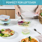 High Borosilicate Glass Lunch Box – Airtight, Reusable, Food-Grade, Eco-Friendly Bento Container