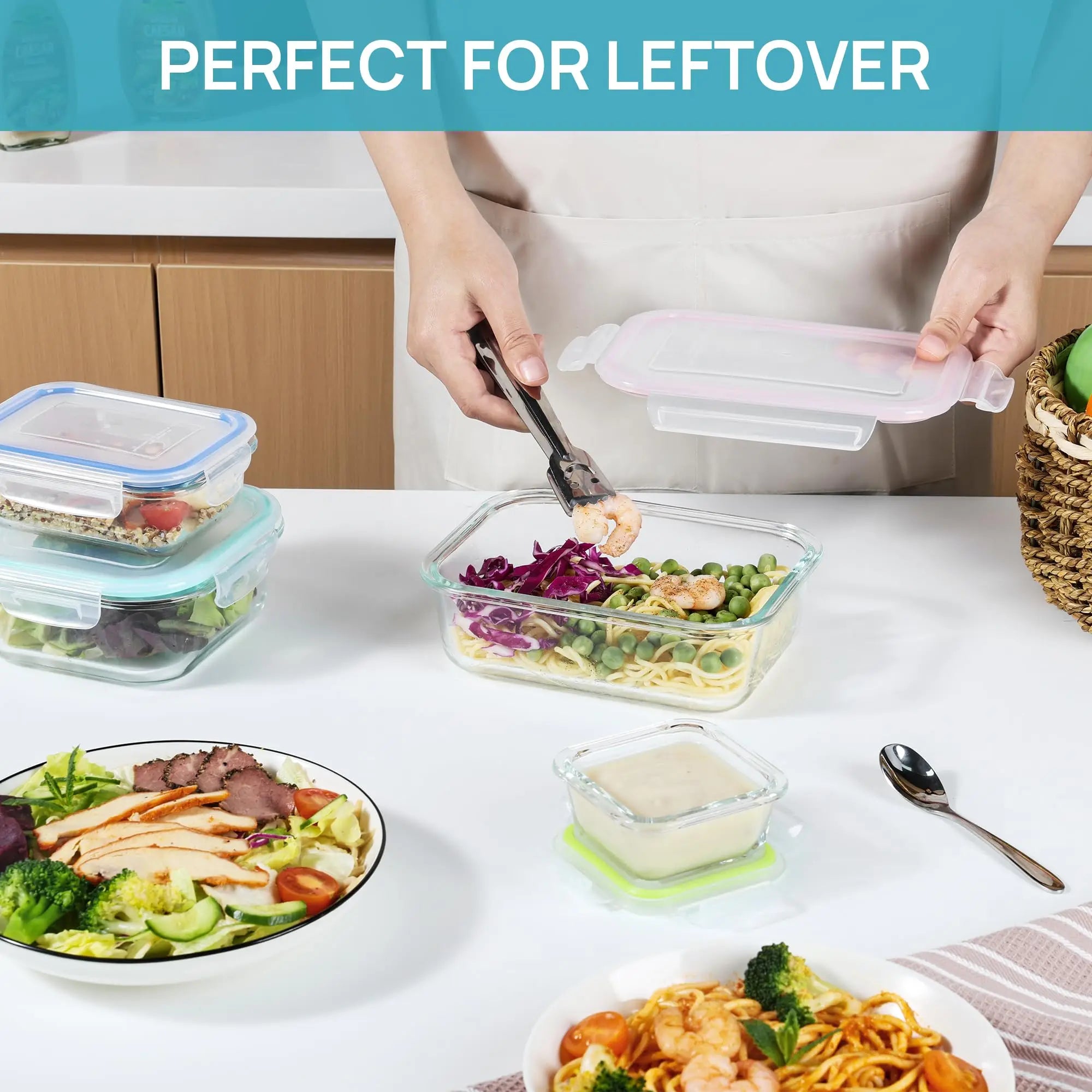 High Borosilicate Glass Lunch Box – Airtight, Reusable, Food-Grade, Eco-Friendly Bento Container