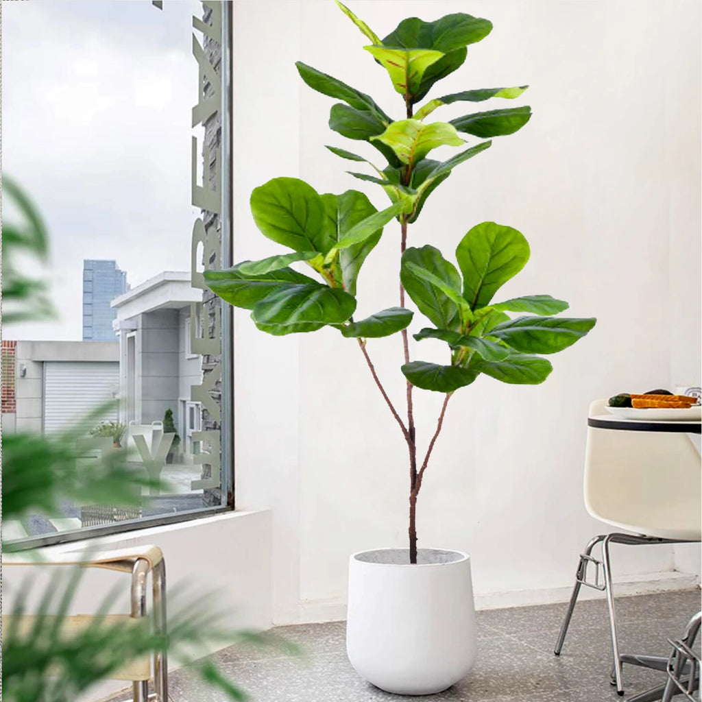 77–135cm Artificial Fiddle Leaf Ficus Fig Tree
