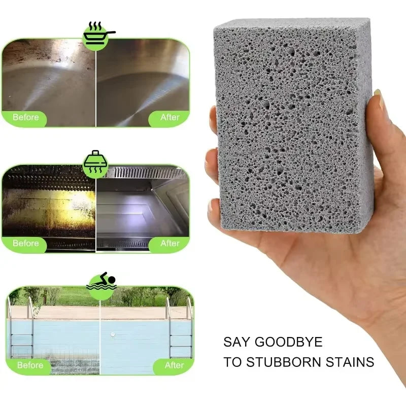 BBQ Grill Cleaning Brick Block – Eco-Friendly Grill Stone (2PCS Set)