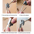 Stainless Steel Nut & Seed Cracker – Melon, Peanut & Watermelon Peeler