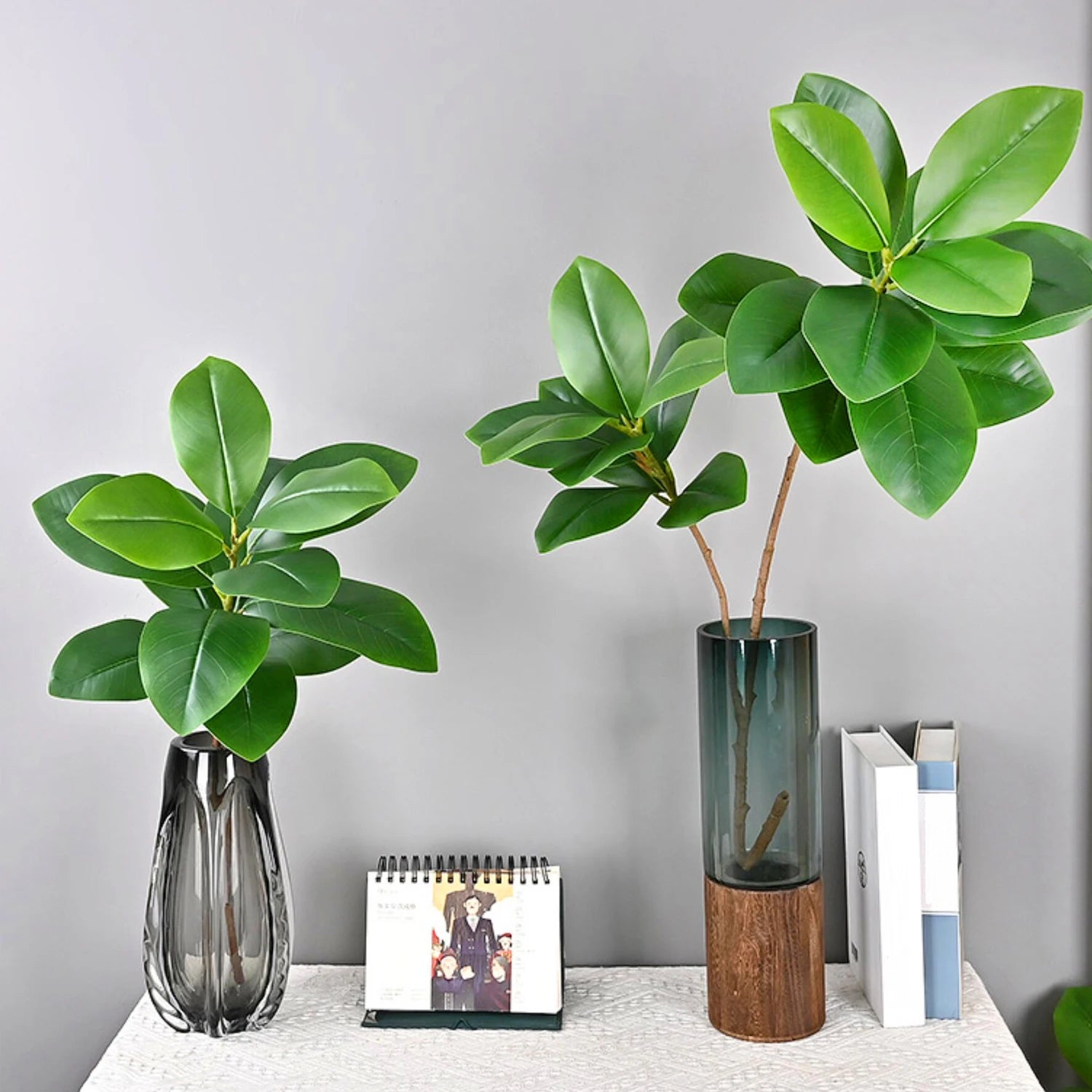 77–135cm Artificial Fiddle Leaf Ficus Fig Tree