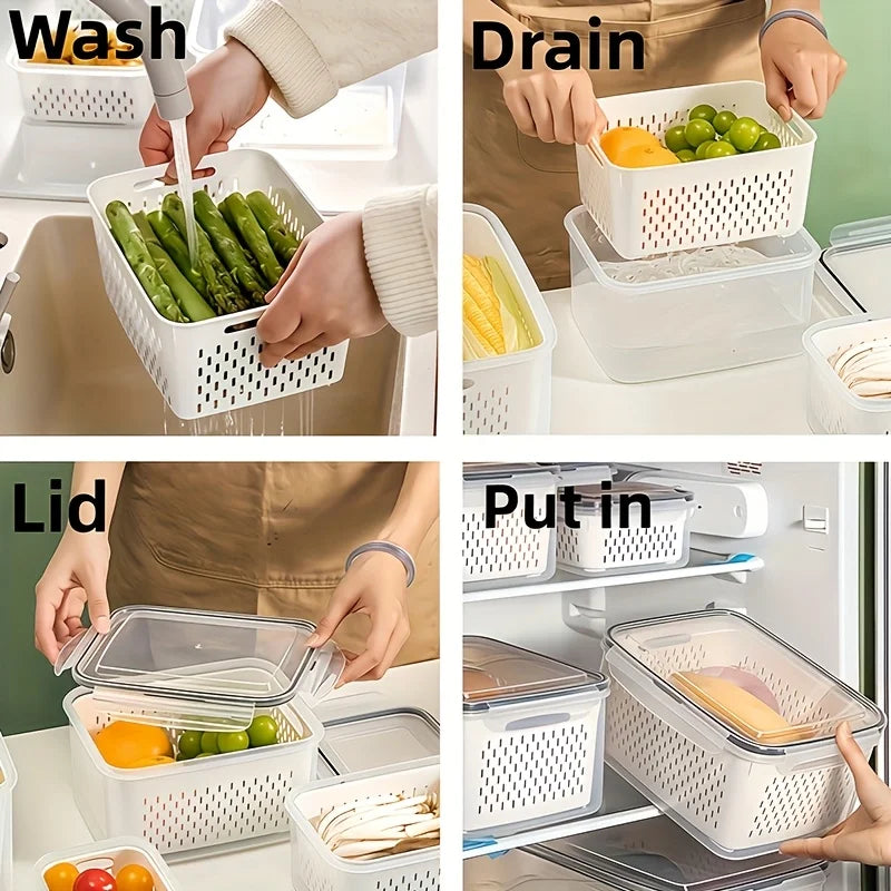 Multi-Use Plastic Storage Box – Durable & Reusable Organizer