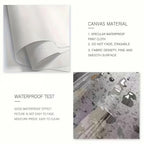 Elegant White Rose Canvas Art Vertical Floral Wall Decor
