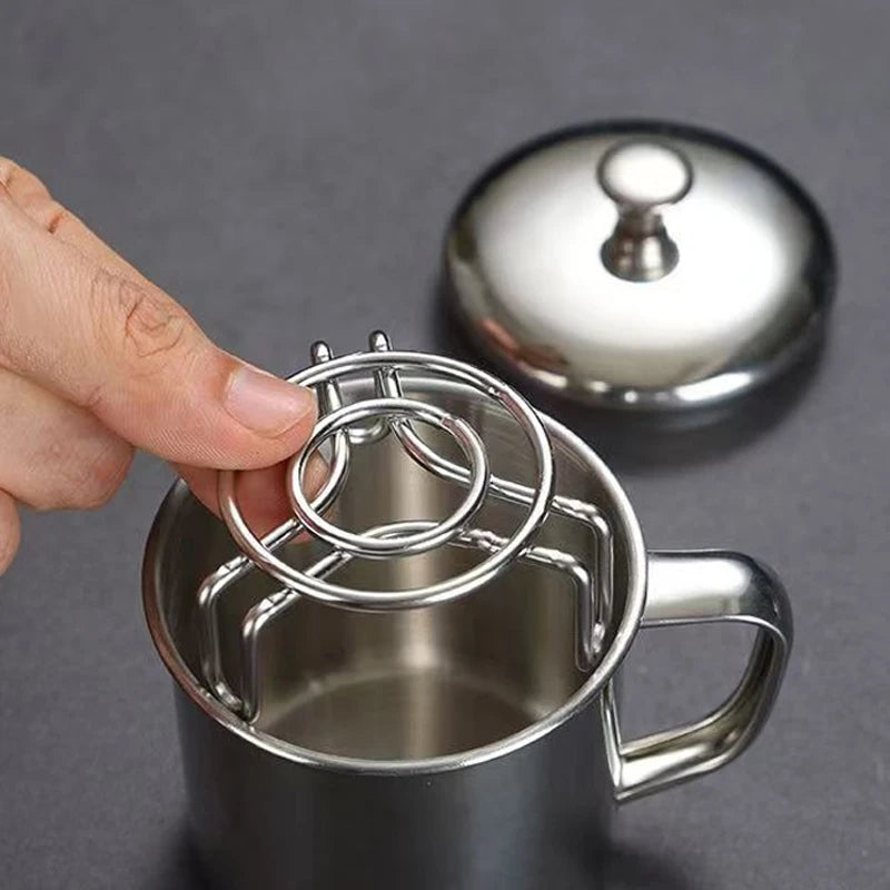 Eco-Friendly Stainless Steel Kitchen Steamer Tool – Durable & Safe