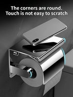 304 Stainless Steel Bathroom Toilet Paper Holder Waterproof Wall Mount Roll Paper Box