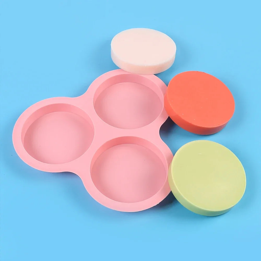 3-Hole Silicone Muffin & Egg Mold – Heat Resistant Bakeware