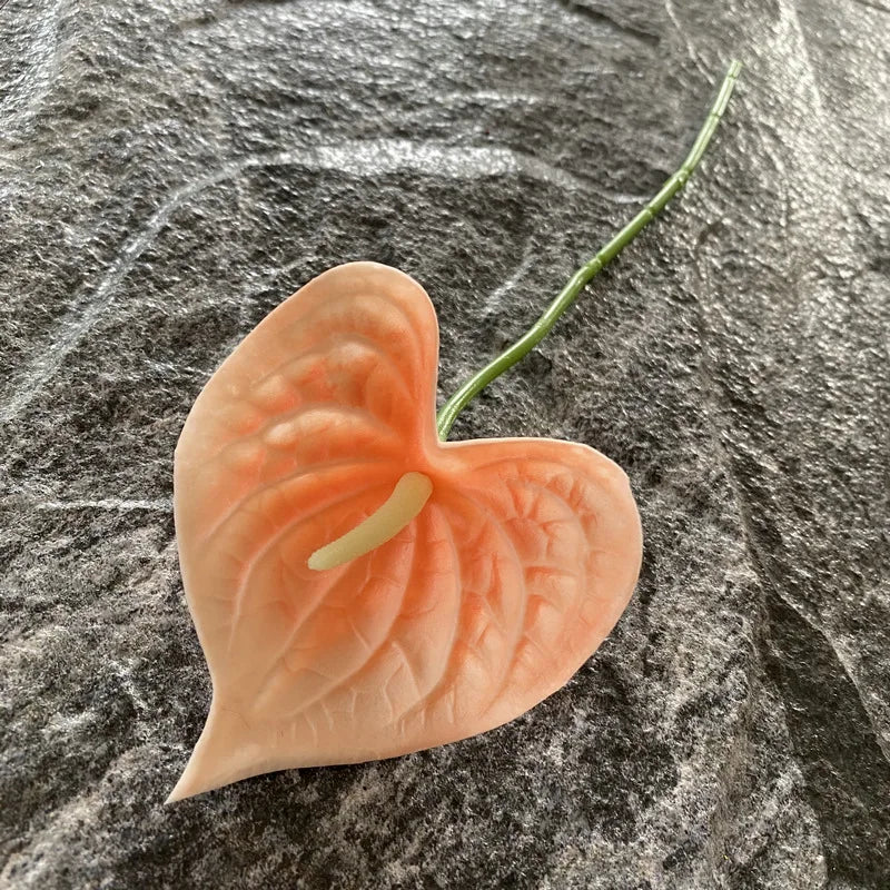 3D Printing Anthurium Artificial Flower – Wedding & Home Decor, 33cm Faux Palm