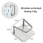 Stainless Steel Kitchen Sponge Holder – Self-Adhesive Sink Organizer