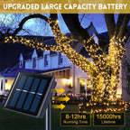 Solar LED String Lights 30M IP65 Waterproof RGB Holiday