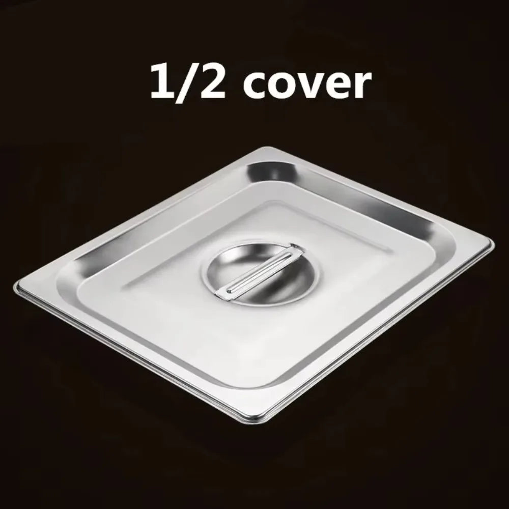 304 Stainless Steel Food Storage Pan – Durable Buffet & Kitchen Use