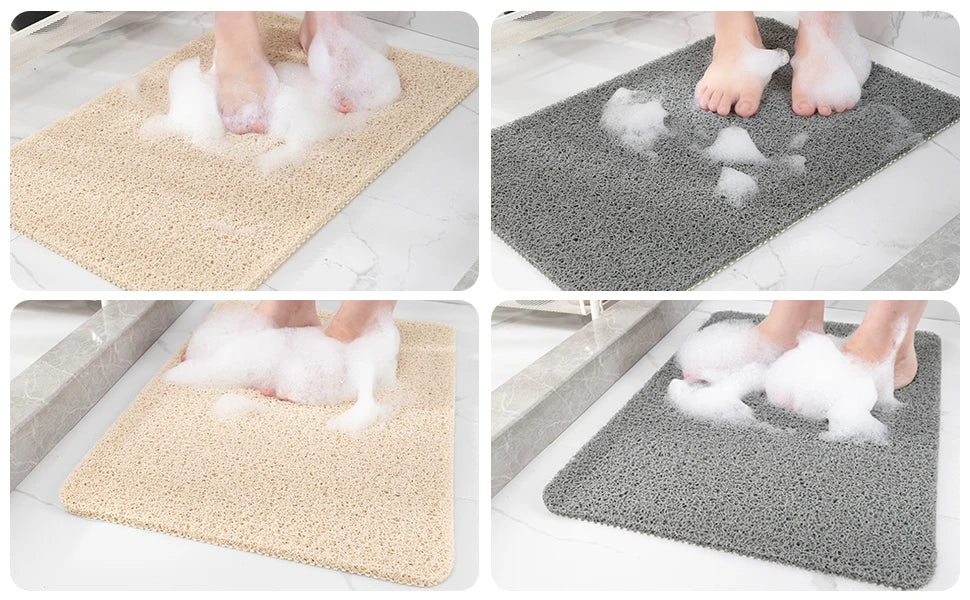 50x80cm Non-Slip Shower Mat – Drainable & Washable Bath Mat