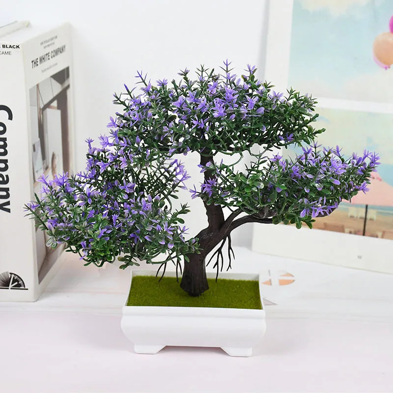 Artificial Bonsai Small Tree – Desktop Potted Decor