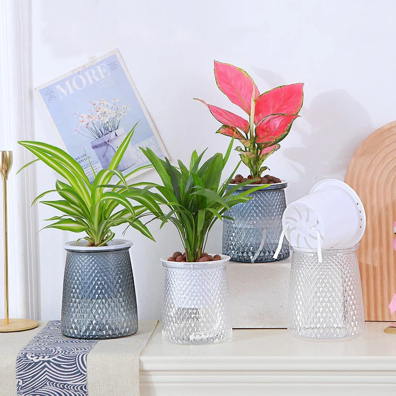Double Layer Self-Watering Hydroponic Planter