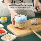 Manual Garlic Masher – Stainless Steel Kitchen Tool for Mincing, Potato Mashing & Ricing