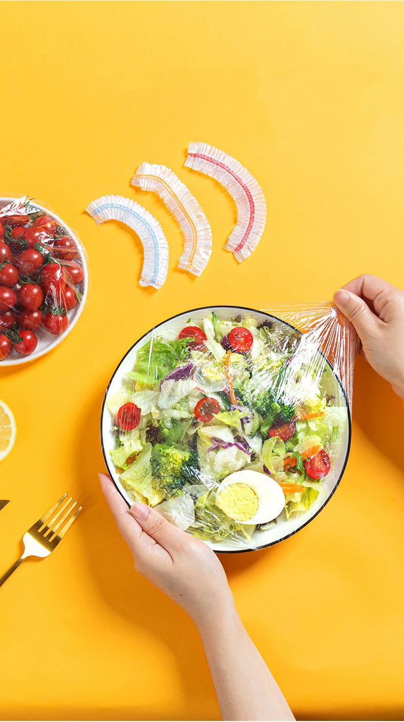 Plastic Food Cover Bags – BPA-Free Fresh-Keeping Wrap (Reusable & Disposable)
